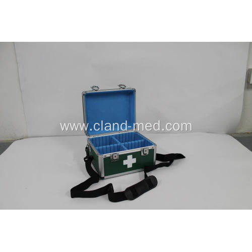 Aluminum Alloy First Aid Box with Locks and Handle